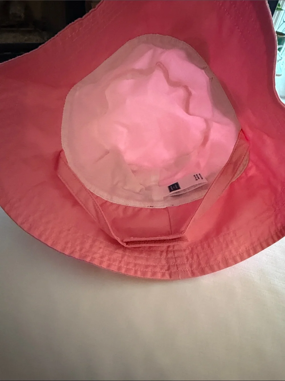 Janie and Jack Girls Pink Sun Hat size: 12-24 Months- EUC